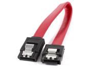 SATA Serial ATA Straight to Straight Head Data Connection Cable Lead Red Black