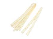 21mm x 80cm Fiberglass Insulating Sleevings 5 Pcs for Electrical Wire
