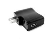 US Plug AC 100 240V 0.1A Input DC 5V 500mA Output USB MP3 MP4 Power Adapter