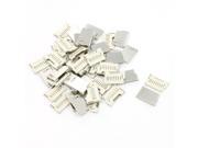 Unique Bargains 50 Pcs Pull Out Type SD Card Sockets Slots 16mm Long for Digital Camera