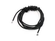 Black Household Appliance Glass Fibre Silicone Wire Cable 2M