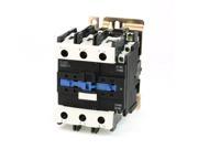CJX2 8011 DIN Rail Mount AC Contactor 3 Pole One NO 110V Coil 125A