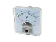 Plastic Housing AC 0 50A Analogue Ampere Panel Meter 2 Wide Class 2.5