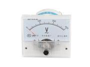 0 450VAC Fine Tuning Rectangle Dial Panel Analog Voltage Meter Voltmeter