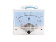 Class 2.5 Accuracy AC 0 50A 85L1 White Analog Panel Meter Ammeter
