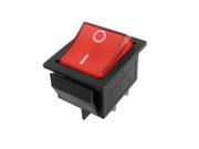 Red Light 4 Pin DPST ON OFF Snap in Rocker Switch 15A 250V 20A 125V AC 28x22mm