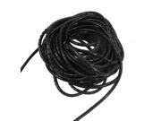 6mm Outside Dia 6.4M PE Polyethylene Spiral Cable Wire Wrap Tube Black