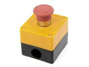 Square Box AC 240V 3A Latching NC Emergency Stop Push Button Switch