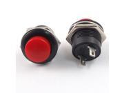 3 Pcs RED SPST Off On N O Car Momentary Push Button Switch AC 6A 125V 3A 250V