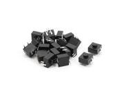 20 Pcs Round Button 4 Pin Terminal Momentary Action Torch Switch AC 250V 1.5A
