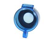 Blue Clear 22mm Plastic Cylinder Push Button Switch Guard Protector