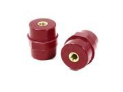 0.27 Brass Thread Red Busbar Support Enhanced Insulator Connector