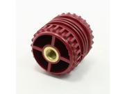 GCS50*50 10mm Diameter Metal Thread POP Plastic Busbar Insulator Dark Red