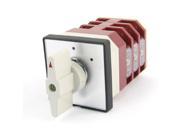 Ui500V Ith16A On Off On 12 Terminals 3 Position Universal Changeover Switch