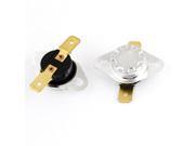 2Pieces 120C Normal Closed Temperature Controlled Thermostat KSD301 250V 10A