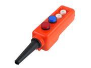 Red Blue LED Lamp Up Down Control Station Hoist Pushbutton Switch 12V