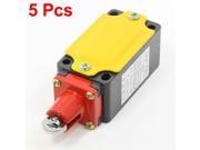 5 Pcs LXK3 20S L Roller Plunger Momentary Limit Switch 0.8A 380VAC 0.15A 220VDC