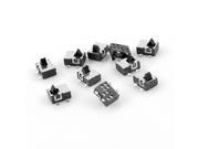 Unique Bargains 10pcs 4.8x3.8mm 4 Pin SPST Momentary Panel PCB Mini SMD SMT Tact Switch