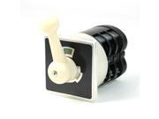 16A 500VAC 12 Terminals Non Self Lock Universal Changeover Switch LW5D 16B 3