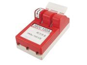 Three Phase 3P Isolating Cutter Type Disconnect Switch Red AC 380V 100A