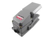 AC 380V 10A 1NO 1NC Metal Momentary CNC Industrial Power Foot Pedal Switch