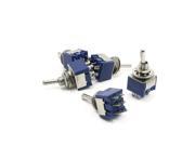 AC 3A 250V 6A 125V DPDT 2 Position ON ON Latching Toggle Switchs 5pcs