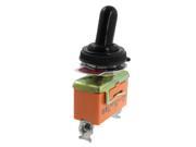 AC 250V 15A ON OFF ON 3 Way SPDT 3 Terminals Toggle Switch Waterproof Boot