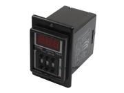 Black AC 220V Power on Delay Timer Time Relay 1 999 Minute 8 Pins ASY 3D
