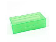 Unique Bargains Portable Green Plastic Battery Holder Case Box for 18670 18650 CR123A Batteries