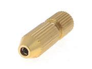 Gold Tone Brass 3.17mm Motor Shaft Mini Electric Drill Chuck 1.5mm 2.5mm