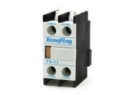 10A Ith 500V Ue 1NO 1NC 4 Terminals Auxiliary Contact Block