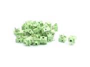 30Pcs 5P Female 3.5mm Jack Socket Connector Light Green for Headset