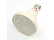 Ceramic Emitter Heater Lamp Bulb White 220 240V AC 75W for Pet Reptile