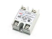 Single Phase DC Control AC Solid State Relay 40A SSR 40 DA Type