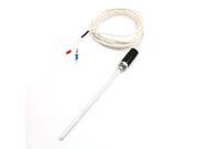 Unique Bargains 7mm x 200mm Temperature Sensoring Head K Type Thermocouple Probe 4M Length