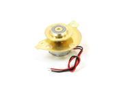Metal Gold Tone Tray DC 6V 6000RPM Micro Motor for DVD Player w Base