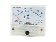 Plastic Casing DC 0 100uA Analog AMP Current Panel Meter Ammeter 85C1