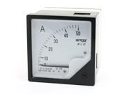 Analog Class 1.5 Accuracy AC 0 50A Square Panel Meter Ammeter