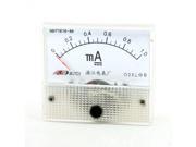 85C1 DC 0 1mA Class 2.5 Analog Amperemeter Ampere Panel Meter Gauge