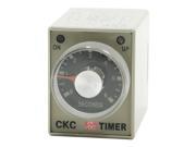 Panel Mounted DPDT 8Pin 6Seconds Timer Power on Time Relay 24VDC AH3 3
