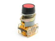 Momentary Red Push Button Switch 21mm 1 N O 1 N C 10A 660VAC LA39 11