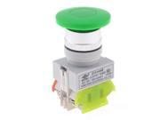Green Sign Mushroom Emergency Stop Pushbutton Switch Ui660V Ith10A DPST Green Sign Mushroom Emergency Stop Pushbutton Switch Ui660V Ith10A DPST