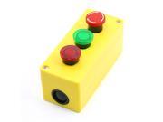 5A 250VAC Latching Emergency Stop Momentary Red Green Button Control Station