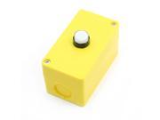 Round Button SPDT 1NC 1NO White Indicator Momentary Push Button Station