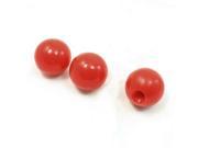 3 x Arcade Game Joystick Machine Handle Ball Knob Red 32mm Dia 8mm Thread