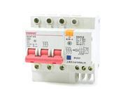 AC 400V 63A 3 Poles 3P Overload Protection ELCB Earth Leakage Circuit Breaker