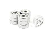 Unique Bargains Motor 604 Type Metal Shielded Deep Groove Ball Bearing 12mmx4mmx4mm 10 PCS