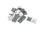 Unique Bargains 20 Pieces Square Quick Flip Type SD Memory Card Sockets 26mm Length