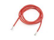 Unique Bargains 1.83mm Copper Core Silicone Connector Flexible Wire Red 14AWG 3.3Ft long