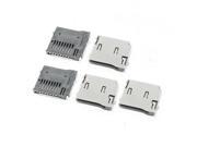 PCB Mount Push in Push out Type TF Micro SD Card Sockets 5 Pcs for Cell Phone